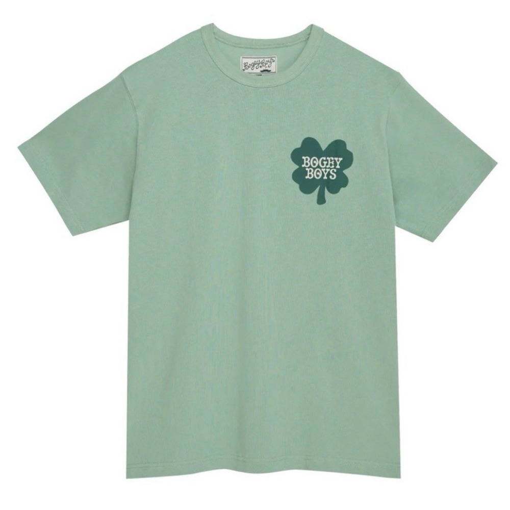 bogey boys Macklemore clover t-shirt green large. Golfing Street St. Patrick NEW